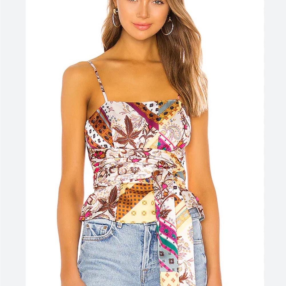 House of Harlow 1960 x Revolve Loula Top Patchwork Camisole